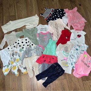 Baby Girls Bundle Lot of Clothes Size 0-12 months